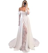Fivsole Wedding Dresses for Birde 2025 Lace Applique Long Bridal Dress Mermaid Wedding Gown with ...