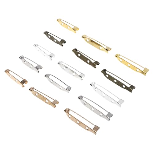 Broches de seguridad de ropa EXCEART con 300 piezas de clips de metal aleatorios para camisas