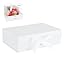 STRBOXONG Scatola Regalo Magnetica Con Nastro – Bianco Lusso, 265x190x80 Mm, Cartone Pieghevole Robusto, 1 Pezzo - 2