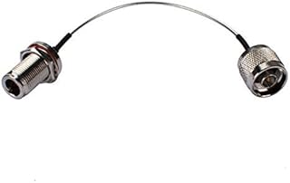 0.5ft Rf Wire Connector N Female Nut O-Ring to N Male Straight Assembly Extension Coaxial Cable Rg405 15cm for Wireless Antenna Ships from USA