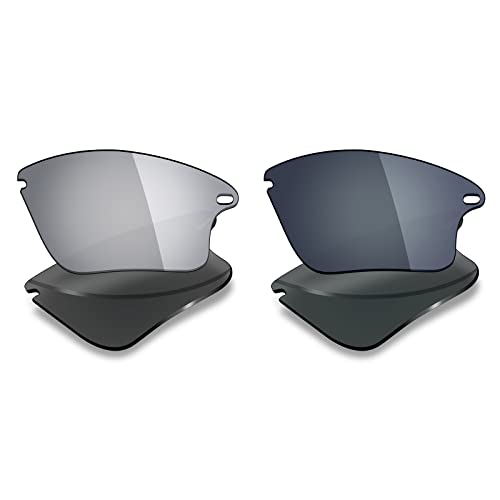 Image of Mryok 2 Pair Polarized Replacement Lenses for Oakley Fast Jacket XL Sunglass - Options