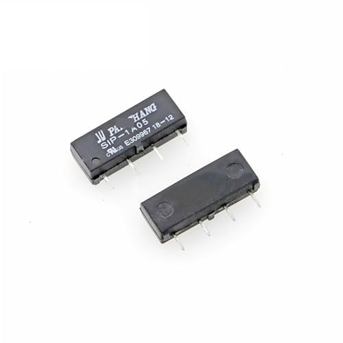 Relais Reed SIP-1A12 12V à 4 broches pour isolation électrique stable de signal