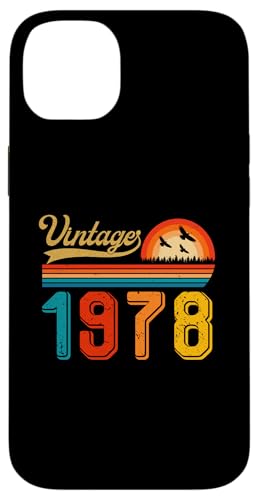 48�΂̒a���� 48�� �j�� ���� ���g�� ���B���e�[�W 1978 �X�}�z�P�[�X iPhone 14 Plus �p