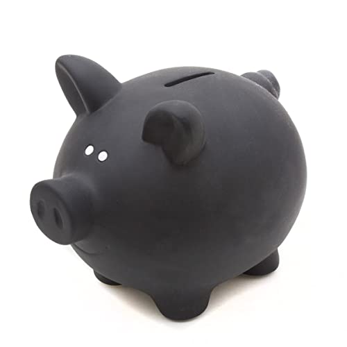 Salvadanaio in ceramica su cui scrivere con il