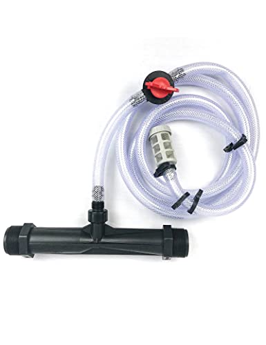 UPLYKKE Irrigation Venturi Fertilizer Injector Kit - 1 inch NPT Threaded Interface Venturi Mixer...