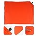 KESYOO Automatic Inflatable Camping Seat Cushion 40 x 30 x 3 cm Orange Water Resistant Lightweight and Portable for Picnic Hiking and Outdoor Activities