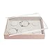 Stackers Blush Pink Classic medium Jewellery Box 6 Pad Charm Layer with Acrylic Lid