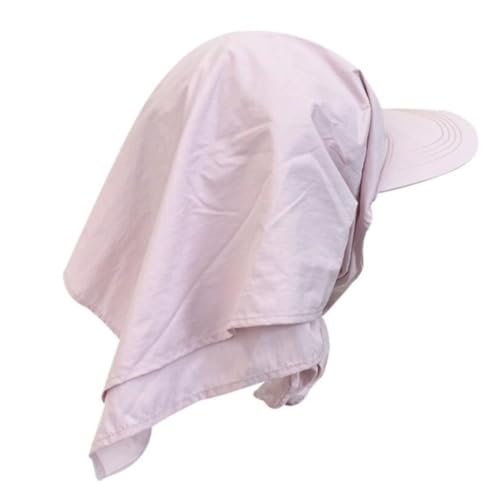 Sombrero para sol con ala ancha y protección para cuello para mujer miniatura 4