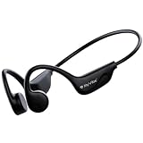 MYVIBE is Strong Casque à Conduction Osseuse Sport - Écouteurs Bluetooth Oreilles Libres, Ultra-Léger 27g, IPX5 Étanche Pluie & Sueur, Autonomie 8h, Arceau Ergonomique, Idéal Running & Fitness