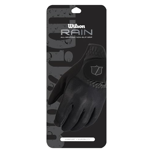 Wilson Rain Gloves guante de golf hombre confeccionado en microfibra premium 4