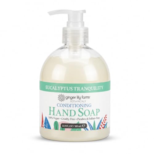 Image of Ginger Lily Farms Botanicals Hand Soap, 16.9oz, Eucalyptus Tranquility