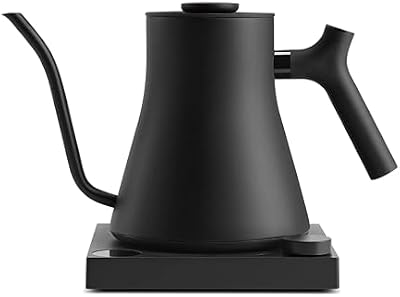 Fellow Stagg EKG Pro Electric Gooseneck Kettle – Precise Temperature Control, Quick Heating, Brew Timer, Scheduling, Stainless Steel, Pour-Over Coffee - 0.9L, Matte Black
