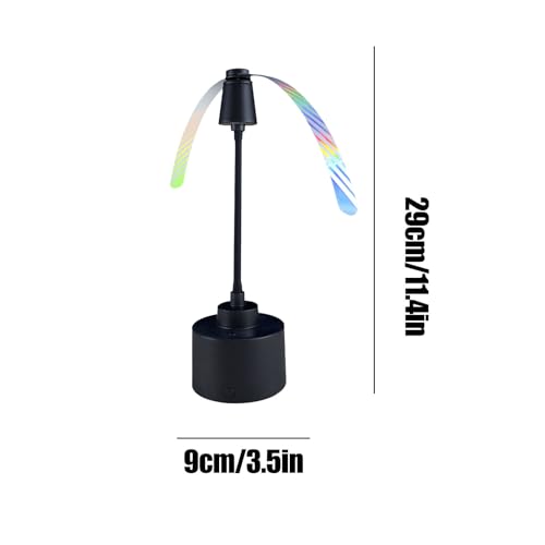 Fã de mosca ao ar livre, fãs de mosca | Girador de gnat para longe com luz,Fã de Alta eficiência à p