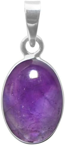 Gemstone 925 Sterling Silver Pendant Necklace For Womens Girls Gemstone Handmade jewellery Christmas Gift