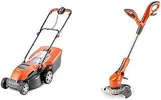 Flymo Speedi-Mo 360C Electric Wheeled Lawn Mower, 1500 W, Cutting Width 36 cm, Orange/black