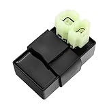 Sandfren Motorcycle 6 Pin AC CDI Box, High Performance Scooter Go Kart Ignition Module Replacement, Motorbike Ignition Accessories for GY6 50cc-150cc Engine ATM50A-1 RX50 DVX50