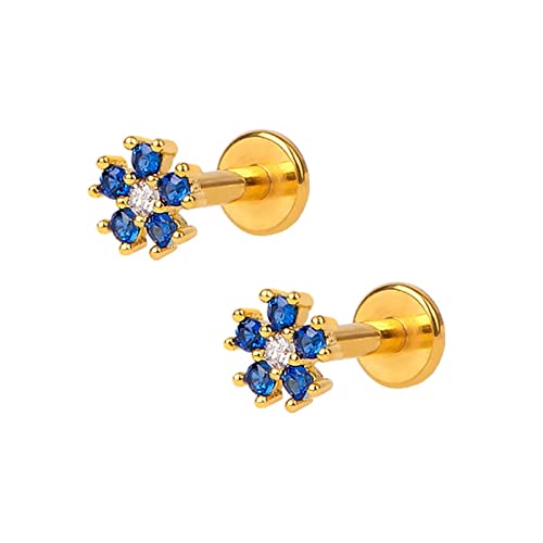Boucles d'oreilles flocon de neige pour femme look d'hiver chic