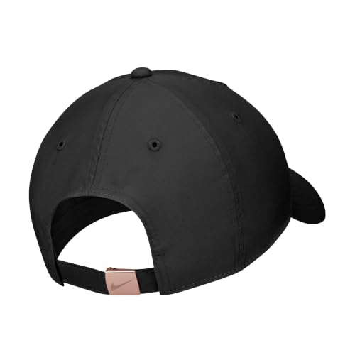 Image of Nike Unisex Adult Dri-FIT Club Unstructured Metal Swoosh Cap Hat | Mens and Womens