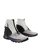 Polainas de tobillo ligeras para senderismo, correr, ciclismo, hechas de nailon Ripstop impermeable con cordón ajustable y gancho para asegurar los cordones de los zapatos (gris meteorito)