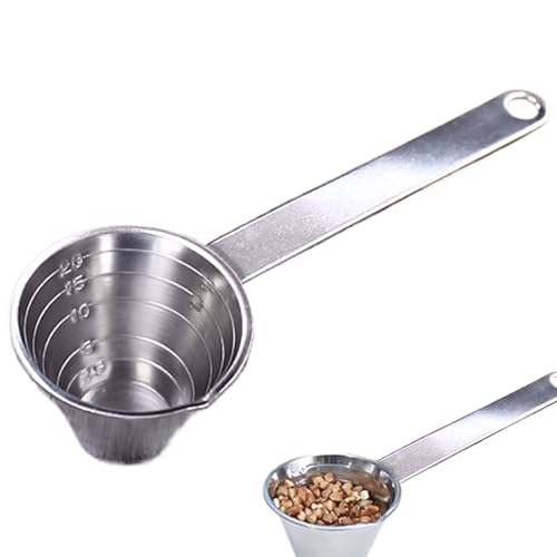 Juego de cucharas medidoras, báscula multifunción para hornear, herramientas de cocina profesionales, cucharas ergonómicas de acero inoxidable, dispensación precisa, accesorios de cocina portátiles