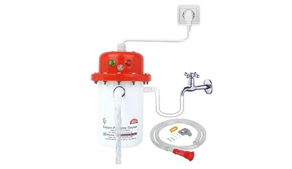 ARINO (2YRS WARRANTY)(MULTICOLOUR) INSTANT GEYSER PORTABLE GEYSER INSTANT TAP GEYSER INSTANT WATER HEATER MINI GEYSER FOR HOME GEYSER OFFICE (COPPPER TANK GEYSER)