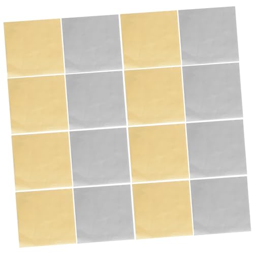 KOCKSHION 200シーツ枚ホイル包装紙 キャンディー用 チョコレート 砂糖菓子 手作りお菓子のラッピングに 銀色アルミホイル紙