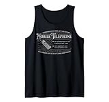 Vintage Cell Phone Advertisement Tank Top