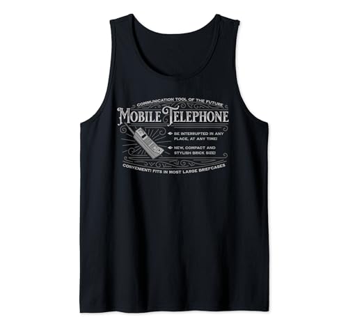 Vintage Cell Phone Advertisement Tank Top