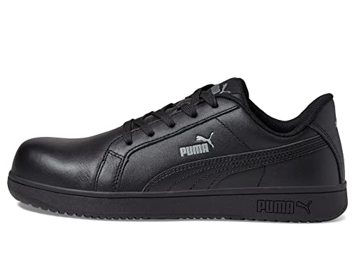 Image of PUMA Women's Safety Herwnspu P Industrial Shoe, Black Smooth Sd, 9.5