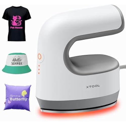xTool Mini Heat Press Machine, Small Heat Press Machine for T-Shirts