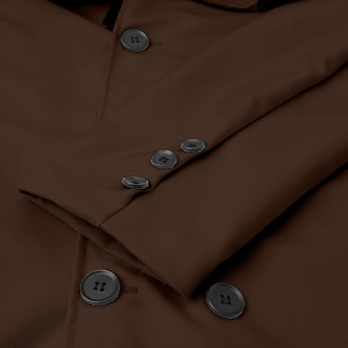 Chaqueta larga vintage ajustada confeccionada en softshell 7