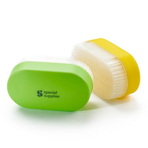 Special Supplies Escova terapeutica sensorial para escovação ocupacional e sensorial, pacote com 6,