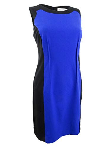 Women's Colorblock Stretch Dress (4P, AtlantisBlack)