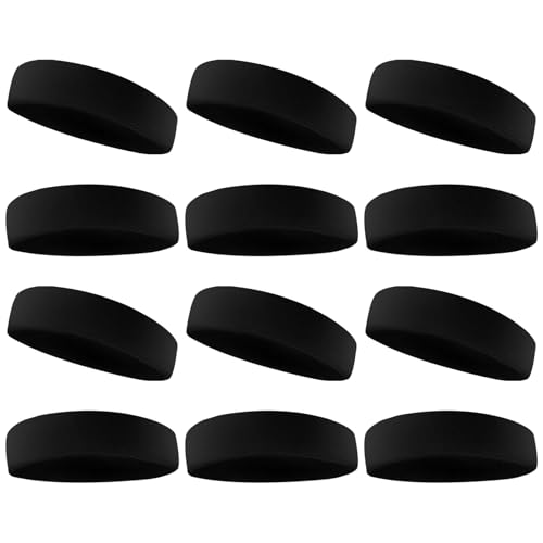 Image of Sweatbands Sports Headband for Men & Women - Terry Cloth Moisture-Wicking Sports Towel Headband for Tennis, Basketball, Running, Gym, and Fitness Working Out