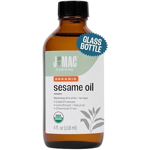 J MAC BOTANICALS Organic Sesame Oil Cover