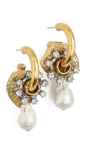 Elizabeth Cole Women's Aurmia Earrings, Pearl, One Size
