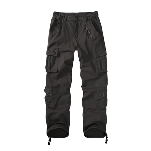 XNMAYA Cargo Pants for Women, Military Army Camo Combat Trousers,Work Camping Hiking Casual Pants with Pockets Black US 16