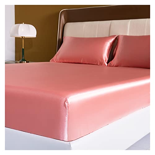 Drap-housse en satin uni YU Se pour une chambre cocooning