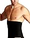 Insta Slim Men’s Slimming Compression Firming Belt, for Slimming, Tummy Control, Special Occasion, Back Support, Posture Support (Black, Large)