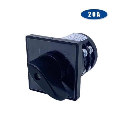 Commutateur rotatif à came HZ5B-20/2 pour sélectionner deux circuits électriques 20A