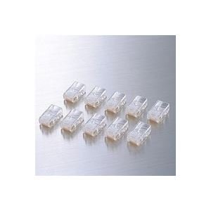 �i�Ɩ��p10�Z�b�g�j�G���R�� ELECOM RJ45�R�l�N�^ LD-RJ45T10A 10�� ×10�Z�b�g AV �f�W���m �p�\�R�� ���Ӌ@�� ���̑��̃p�\�R�� ���Ӌ@�� [���s�A���i]