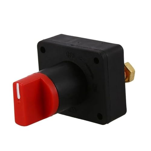 Rocker Switch Battery Isolator, Universal Car, 12V/24V/36V, 300A, for RV and Boat