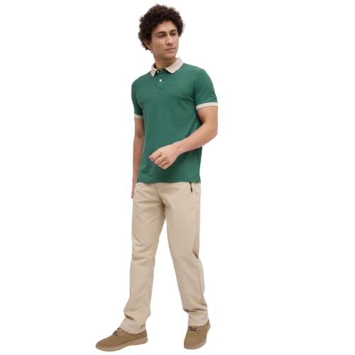 Image of Nostrum Mary Half Sleeve Polo T-Shirt with Two-Tone Collar, Stylish T Shirt for Men, Polo Tshirts for Men, Cotton T Shirt for Man, Casual Tshirt for Mens Boys