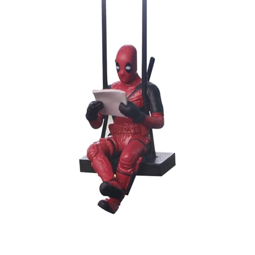 Deadpool Car Accessories,Car Rear View Mirror Hanging Accessories,Funny car Accessories,for Office Home Hanging Micro Landscape Decor Birthday Romantic Gift (Style 2)