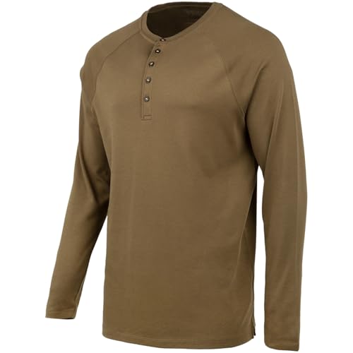 Beretta Men's Scout Performance Relaxed Fit Thermal Long Sleeve Henley Shirt