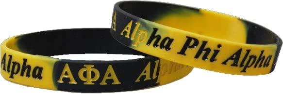 Alpha Phi A Silicone APA Fraternity Bracelet