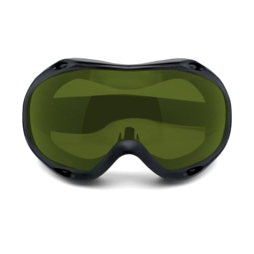 Lunettes de sécurité laser 190-450nm et 800-1100nm pour protection intégrale style 10