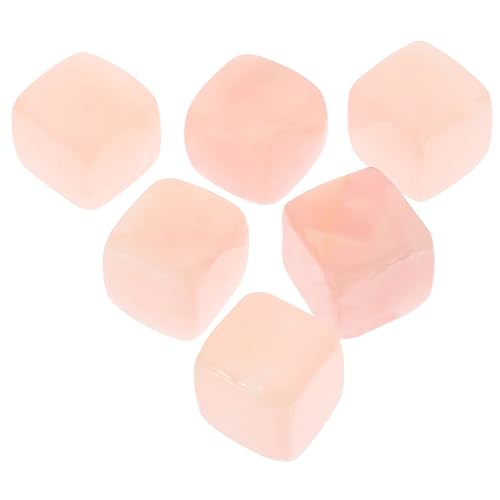 Homoyoyo 6piezas Cubitos De Reutilizables De Cuarzo para Whisky De Decorativos y Prácticos para Bebidas para