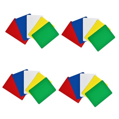 ibasenice 4sets Portable Poker Card Dispenser Poker Dealing Tools Pressing Cards Accessory Supplies 5pcs*4