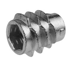 Threaded Insert Nut, 5/16-18 x 20mm Hex Drive, Non-Flange (100)